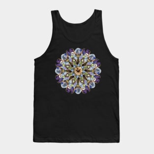 Lavender and crystals mandala Tank Top